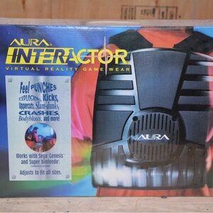 Vtg Aura Interactor Virtual Reality Game Wear 1994 Sega Genesis Super Nintendo